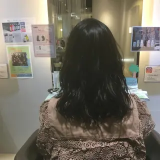 セミロング しのはら まどかのヘアスタイル