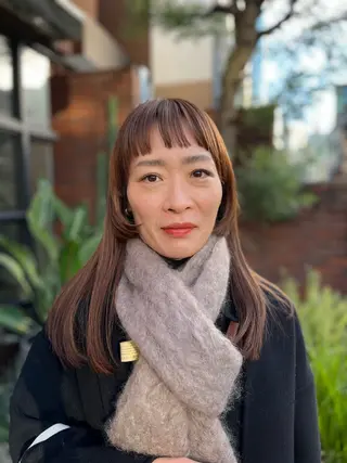 ロング カラー d'ici所属・d’ici六本木 佐藤彩のヘアスタイル