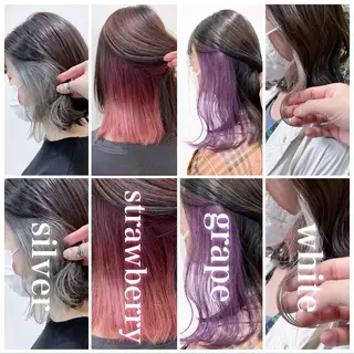 ミディアム カラー 縮毛矯正/髪質改善 /韓国風　山川春輝のヘアスタイル