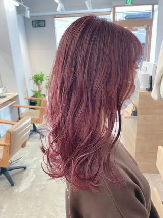 セミロング SAEKI【ior 】北千住店ブリーチのヘアスタイル