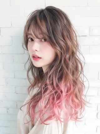 ロング カラー crystal船橋 /艶カラー/HONOのヘアスタイル