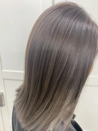 ミディアム カラー ハットリ /北習志野のヘアスタイル