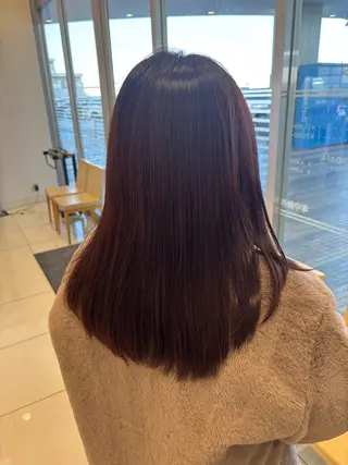 セミロング まとまりの良い髪に✨ AOI🩷のヘアスタイル