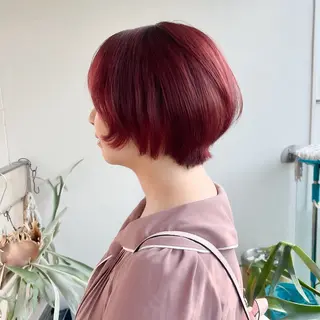 ショート カラー 艶カラー🫧 猿渡 響のヘアスタイル