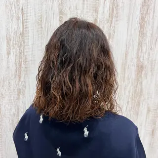 ミディアム パーマ 🤍太田 叶佳🤍のヘアスタイル