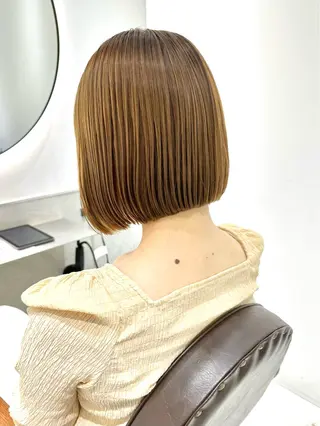 ショート カラー 💖褒められサラ艶髪 💖本木ヨシヒサ💖のヘアスタイル