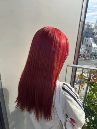 ロング カラー ダブルカラー寒色系 ボリューム改善ハヤトのヘアスタイル