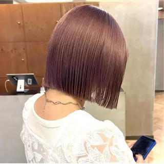 ショート カラー パーマ ヘアアレンジ メンズ ネイル マツエク・マツパ アイブロウ EMANON梅田店所属・前川 朋香のヘアスタイル