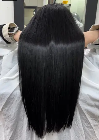 ロング カラー 香野 優子のヘアスタイル