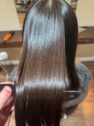 セミロング パーマ Art hair RIDE石山店所属・杉本 小夜のヘアスタイル