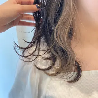 ミディアム カラー octo所属・梅澤 杏菜のヘアスタイル