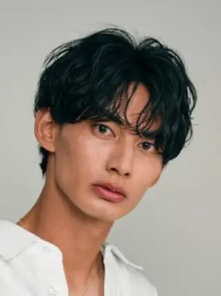 ミディアム パーマ メンズ fifth 渡部竜馬のヘアスタイル