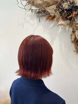 ショート カラー bisou hair スガノ カヤノのヘアスタイル
