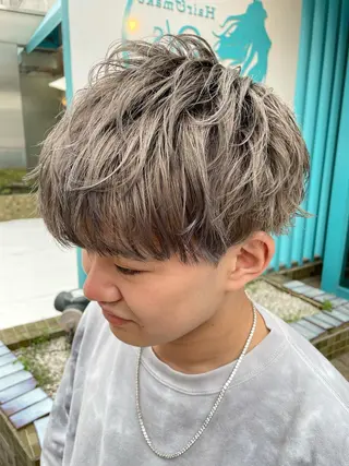 ショート カラー メンズ 佐藤 魁人のヘアスタイル