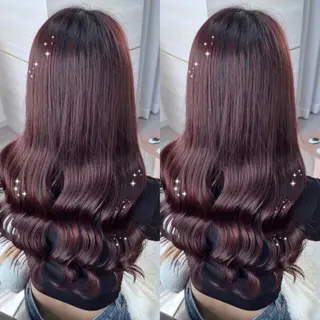 ロング カラー 🐈⬛momo🐾 ダブルカラーのヘアスタイル