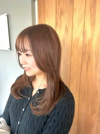 ロング カラー ufu所属・🫧KOWATA KASUMI🫧のヘアスタイル