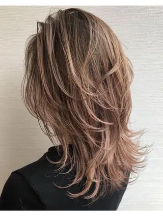 ミディアム カラー パーマ 再現性ショートボブ 木又克美のヘアスタイル