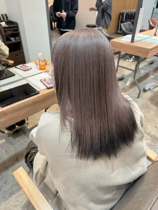 ミディアム カラー 聖斗 /ハイトーン/パーマのヘアスタイル