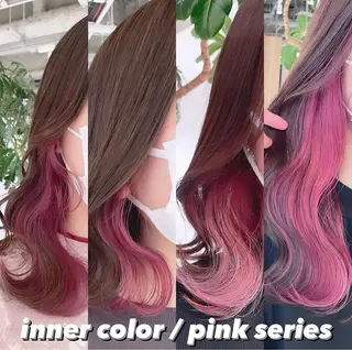 カラー 渋谷:インナーカラー ／🍒エリカ🍒のヘアスタイル