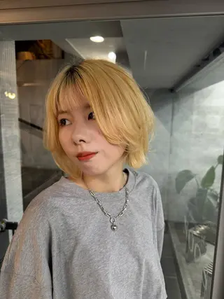 ショート NOOS omotesando所属・お悩み改善あなたの" You"💚❤️💛のヘアスタイル