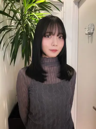 ミディアム tricca daikanyama所属・縮毛矯正/ボブ/ 🌱長尾朋弥🌱のヘアスタイル