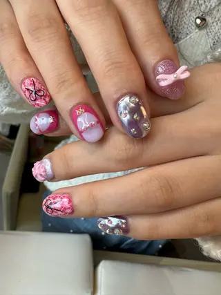 ネイル AOI✩⡱ y2kネイルのネイルデザイン