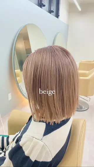 ミディアム カラー 🫧ペール系カラー /デザイン秀喜🫧のヘアスタイル