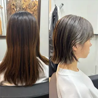 ショート カラー 椎葉 祐也のヘアスタイル