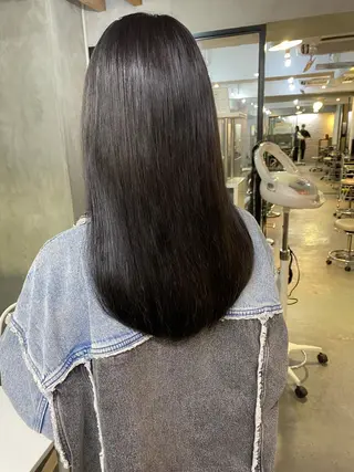 ロング 【縮毛矯正髪質改善】 中山健太のヘアスタイル