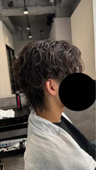 パーマ メンズ メンズ特化美容師花原 雅人のヘアスタイル