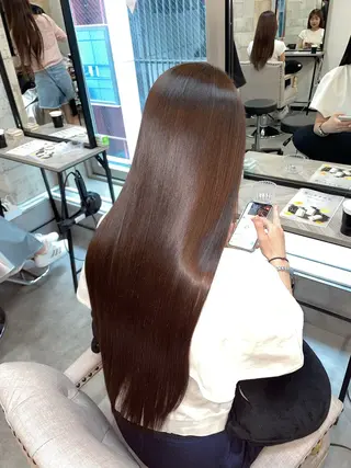 ロング ‎髪質改善/美髪矯正 mitsuki‎のヘアスタイル