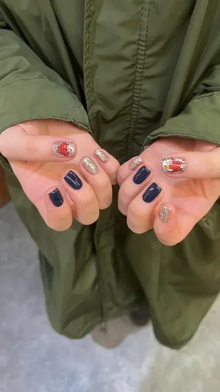 ネイル ボブ ブリーチ/miinaのヘアスタイル