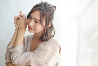 ミディアム Rico OFFICIALのヘアスタイル