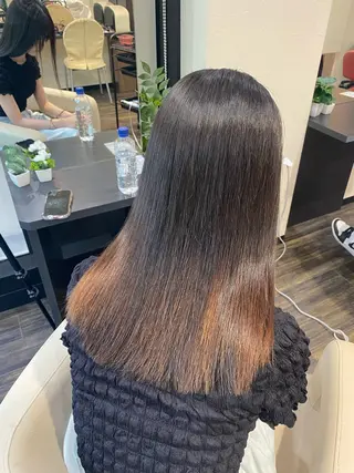 セミロング yamashita karinのヘアスタイル