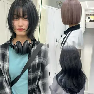 ミディアム Lavire所属・Lavire amiのヘアスタイル