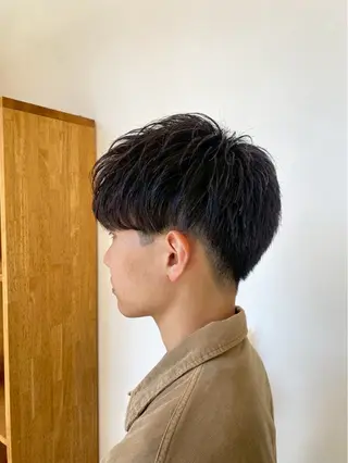 ショート 【本陣】カット モデル/朝岡 慧のヘアスタイル