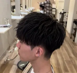 ショート パーマ メンズ Log所属・甲斐 匠悟のヘアスタイル