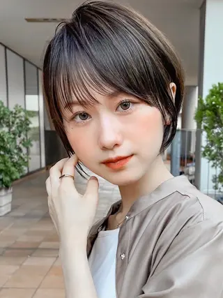 ショート カラー 山本 優太のヘアスタイル