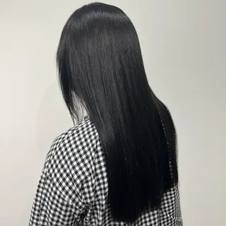 ロング カラー ボブ/ハイトーン特化 solua上本町のヘアスタイル