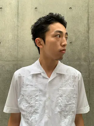 ショート メンズ メンズスタイリスト リュウジのヘアスタイル