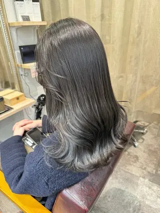 セミロング カラー est-r.Fukuoka所属・マエダルイ🫧 韓国ヘア🫧博多のヘアスタイル