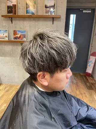 ショート カラー パーマ メンズ 🔥メンズ特化パーマ 🦖増田弘明🦖のヘアスタイル