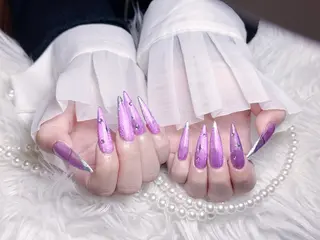 ネイル ☁️Minmin Tsuki💙🩵のネイルデザイン