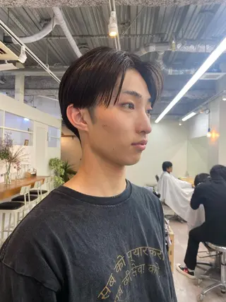 メンズ シャドウパーマ/ 波巻パーマYu-Kiのヘアスタイル