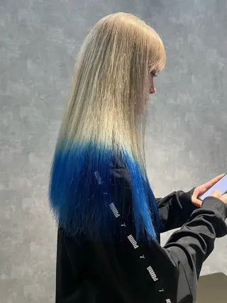 ロング カラー 透明感カラー/推しカ ラー☁️JURAのヘアスタイル