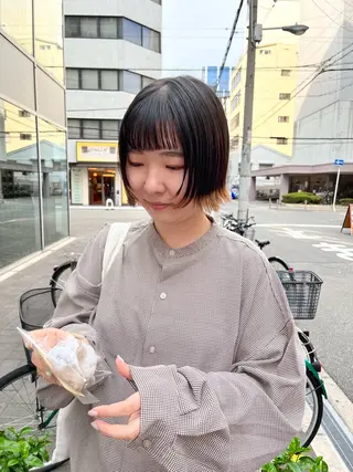 ショート カラー ショート/パーマ/ カラー/FUKOのヘアスタイル