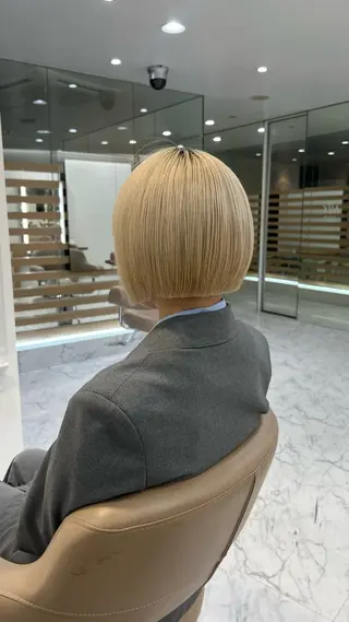 ショート 🫧ワンホンヘア🫧 MACOのヘアスタイル