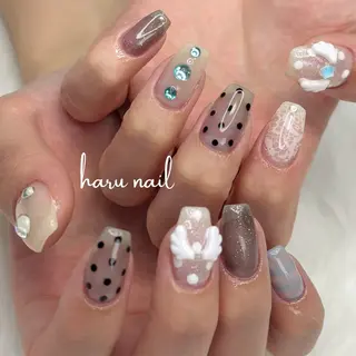 ネイル haru nail所属・harunail Shionのネイルデザイン