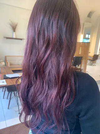ロング 森 桃菜のヘアスタイル