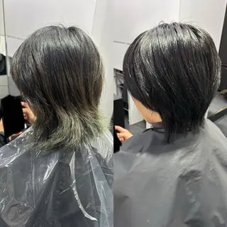 ショート カラー メンズ haco+所属・🌈派手髪エクステ ブレイズ🌈ひろとのヘアスタイル